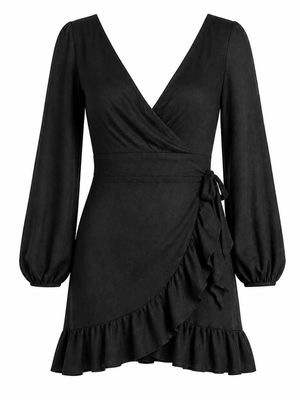 Showpo Black Long Sleeve‎ Dress